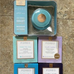 NWT Foreo UFO Mini Power Mask + 4 Mask Boxes